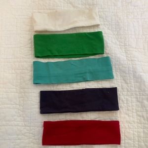 Multiple athletic headbands!